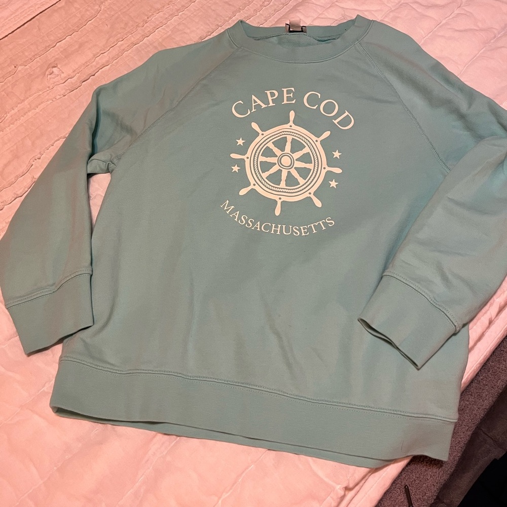 J. Crew Men's Cape Cod Graphic Sweater in Light Blue
